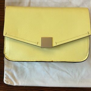 Zara - crossbody handbag in pastel yellow